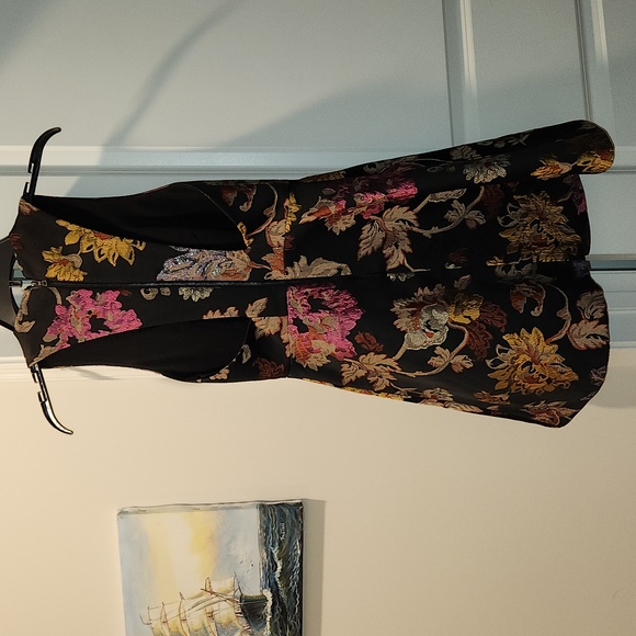 Alice & Olivia Oriental Floral Dress Size 0 - Picture 6 of 7